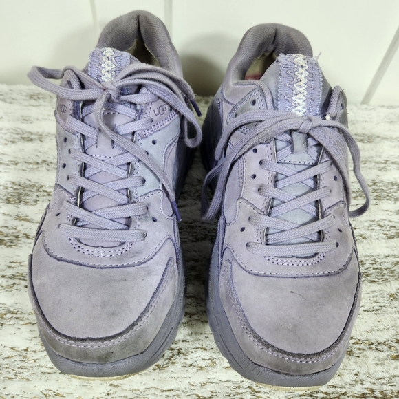 UGG "CA805 June Gloom" Purple Platform Sneakers Lace Up Shoes | Women's Size 8 - Picture 5 of 14